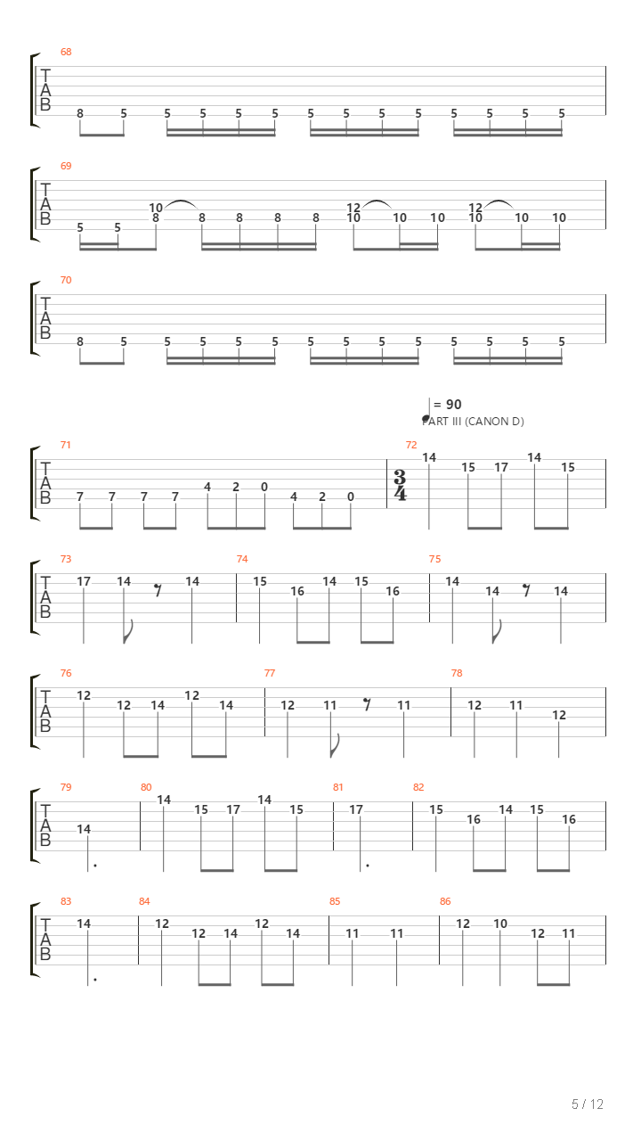 Storm Ii Instrumental吉他谱