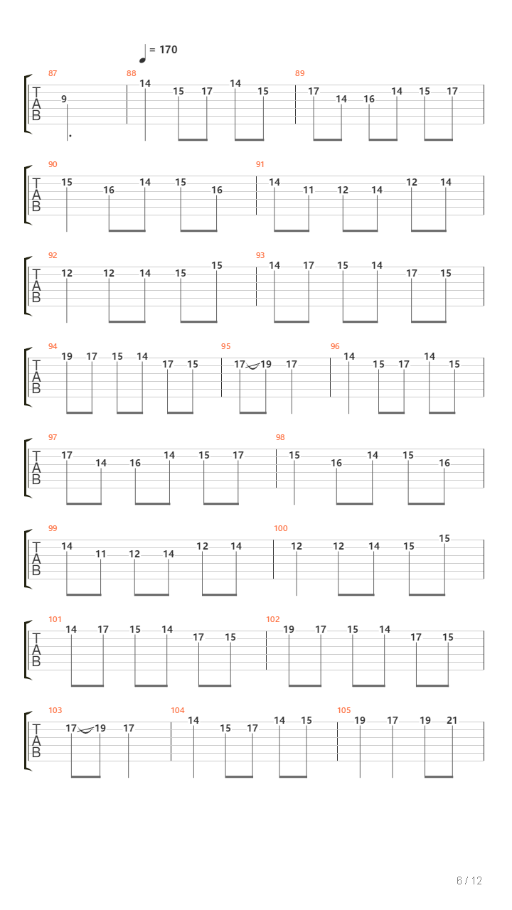 Storm Ii Instrumental吉他谱