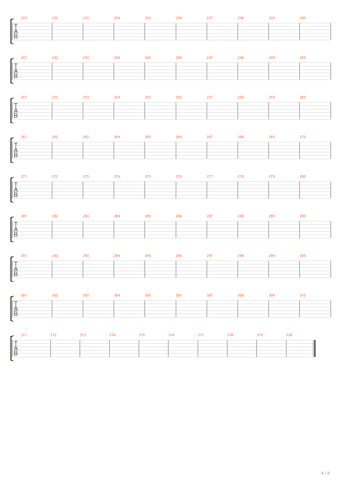 The Prelude To Bereavement吉他谱