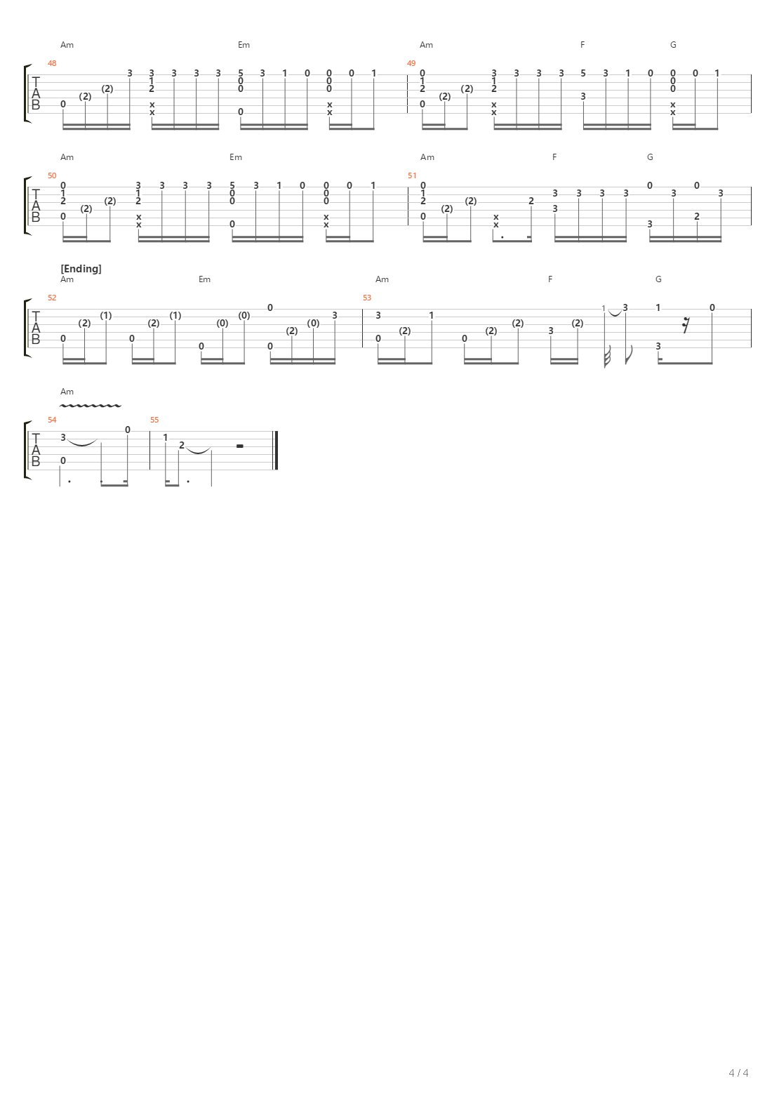 Trap吉他谱