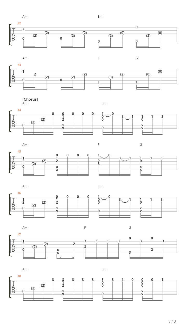 Trap吉他谱