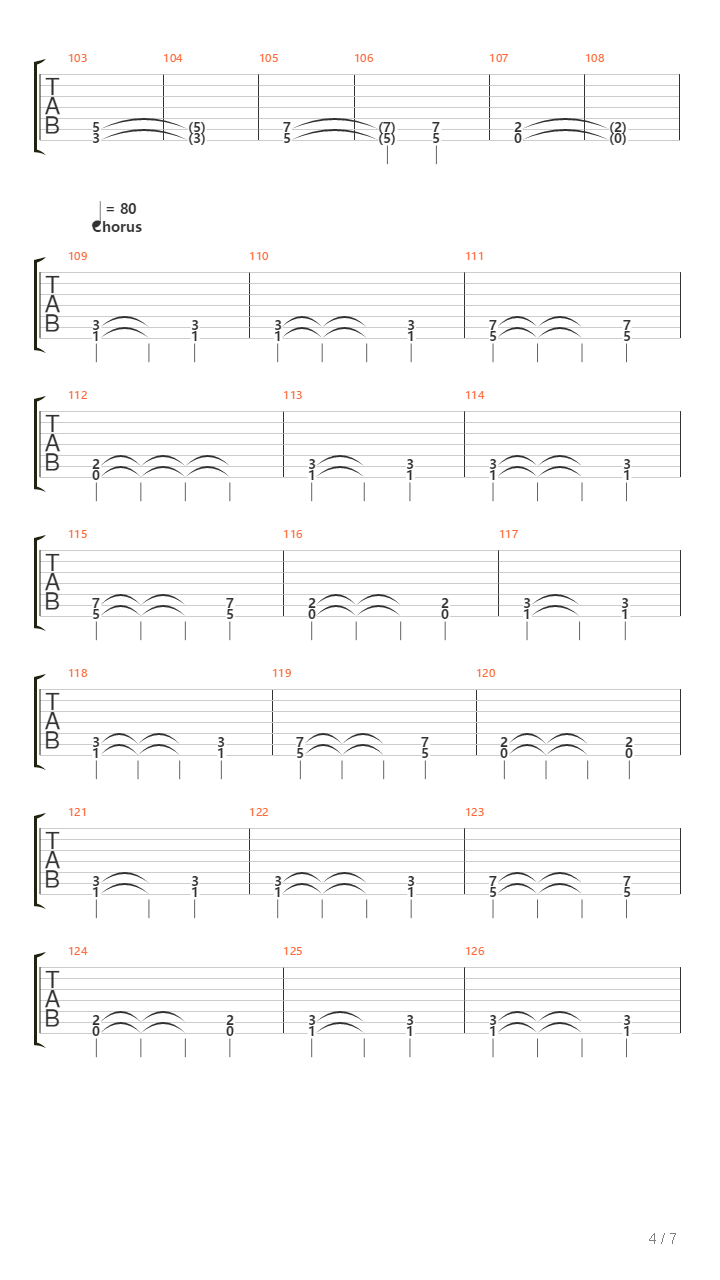 Descending Inner Night吉他谱