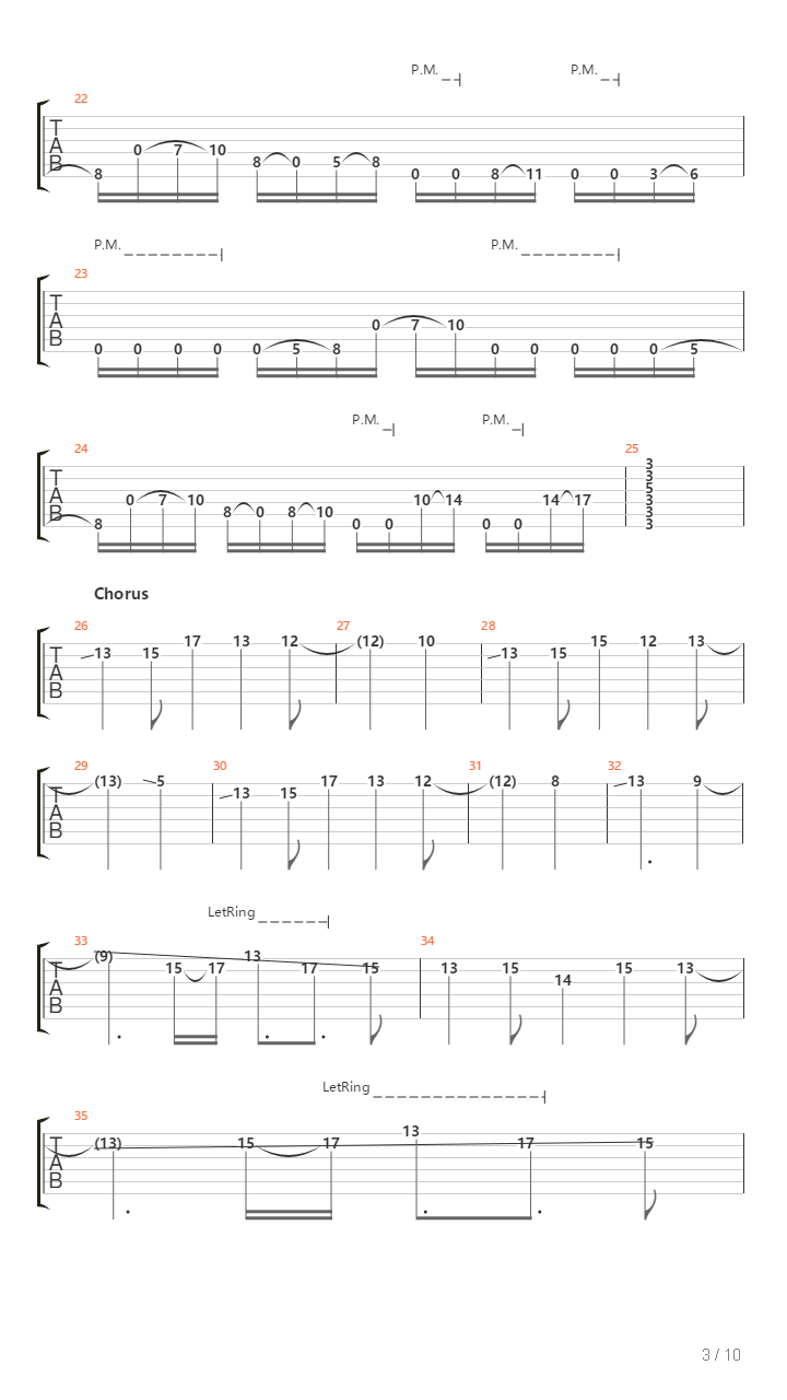 Dread吉他谱