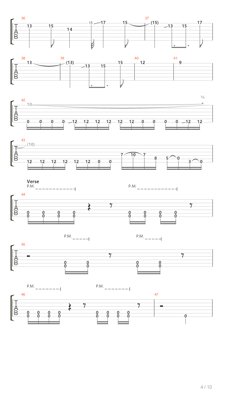 Dread吉他谱