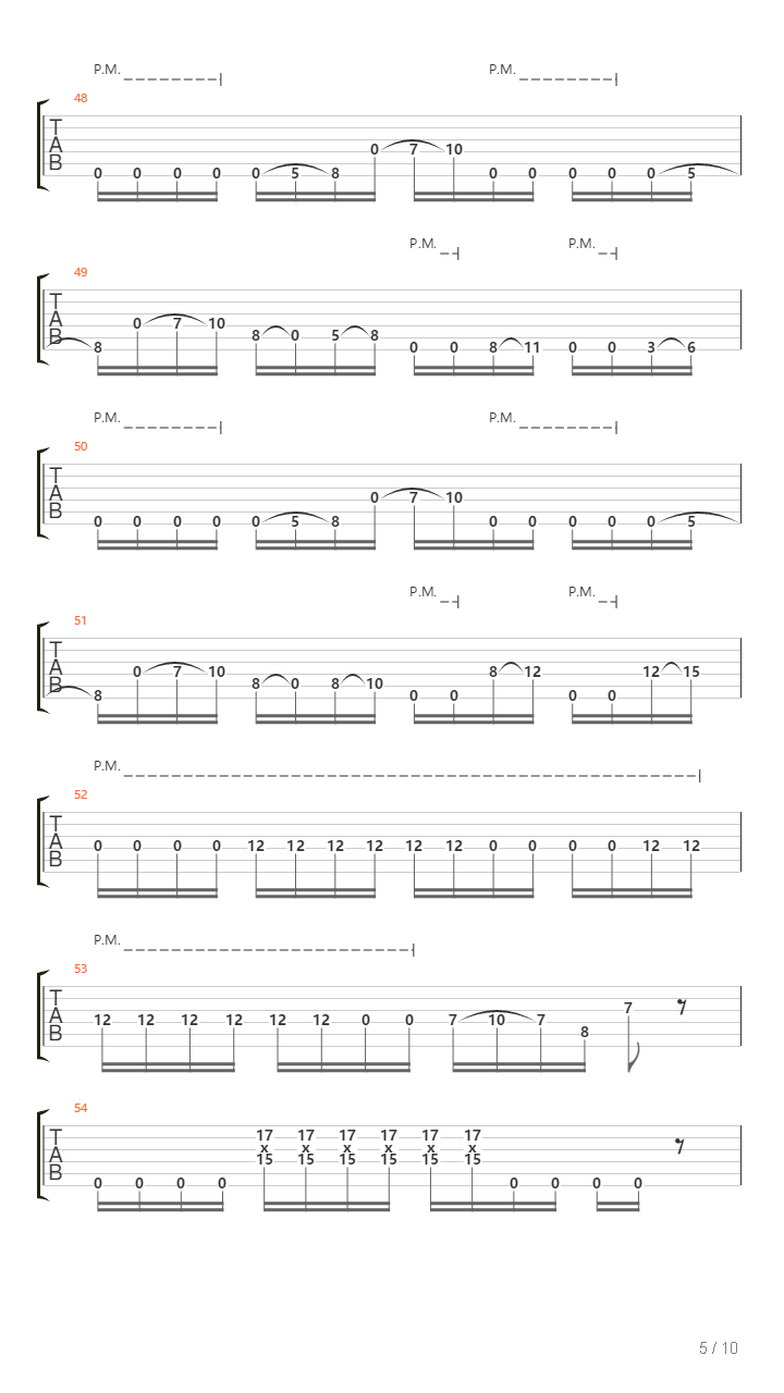 Dread吉他谱