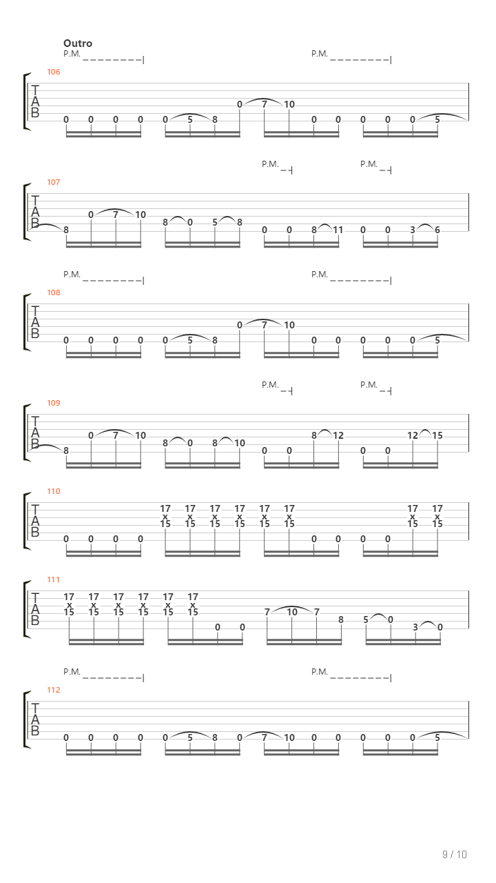 Dread吉他谱