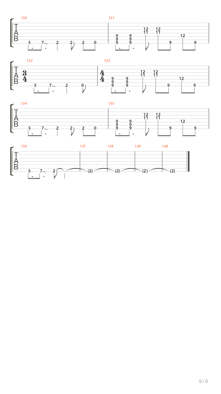 Solace吉他谱