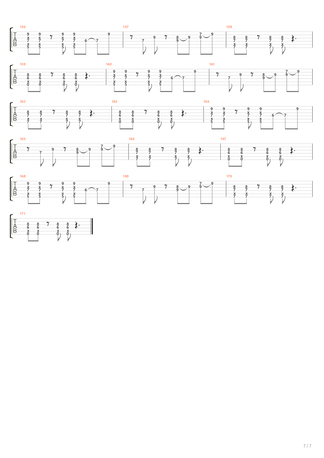 1100 Days吉他谱