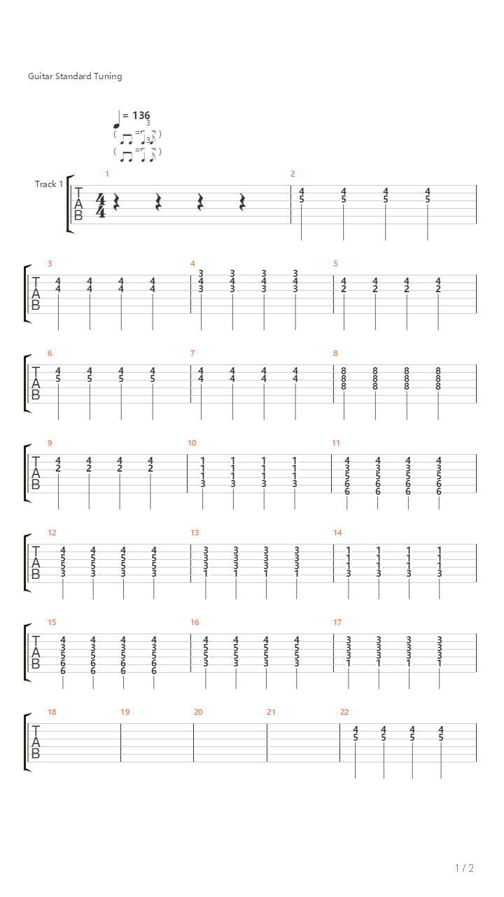 Melody Of You吉他谱