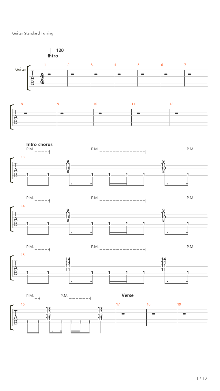 Cities In Dust吉他谱