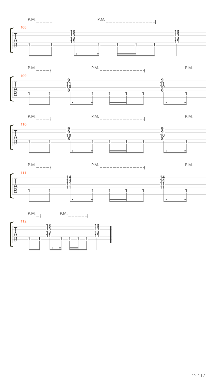 Cities In Dust吉他谱