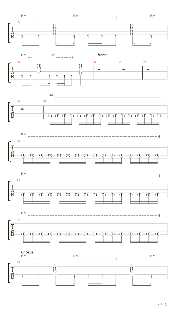 Cities In Dust吉他谱