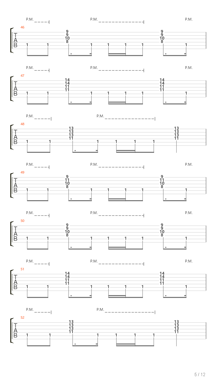 Cities In Dust吉他谱