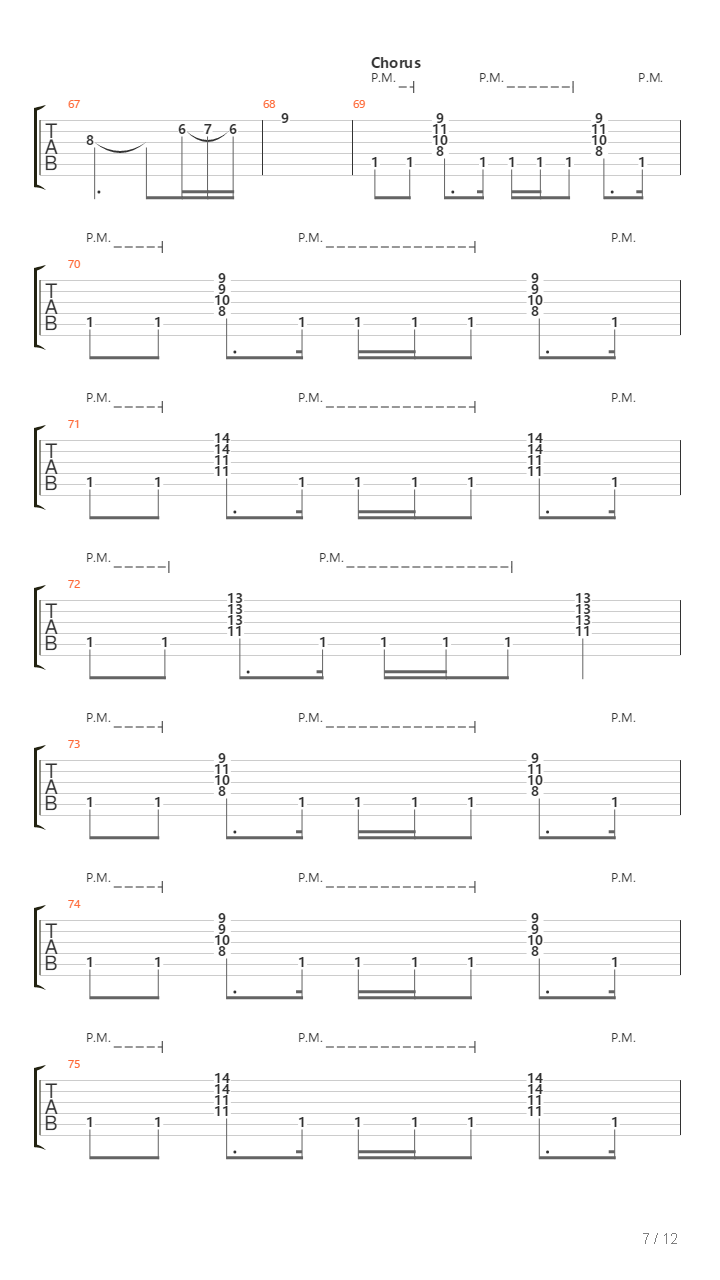 Cities In Dust吉他谱