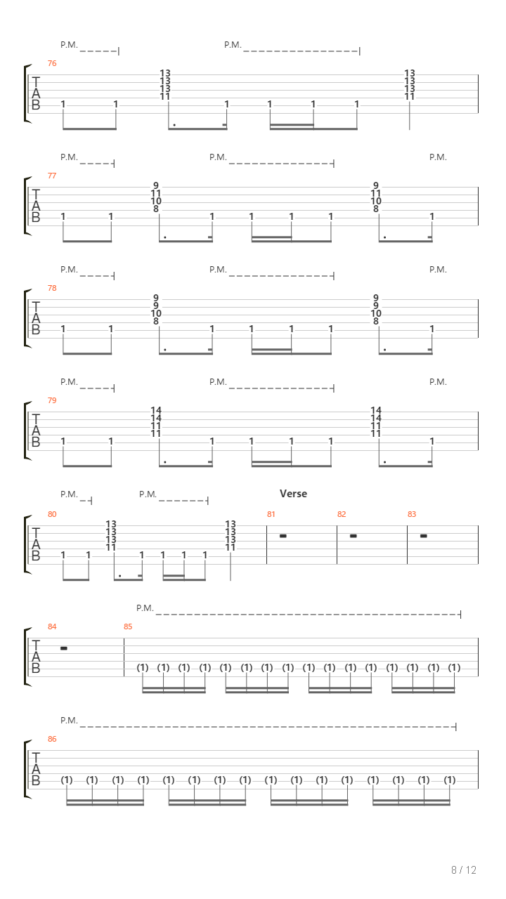 Cities In Dust吉他谱