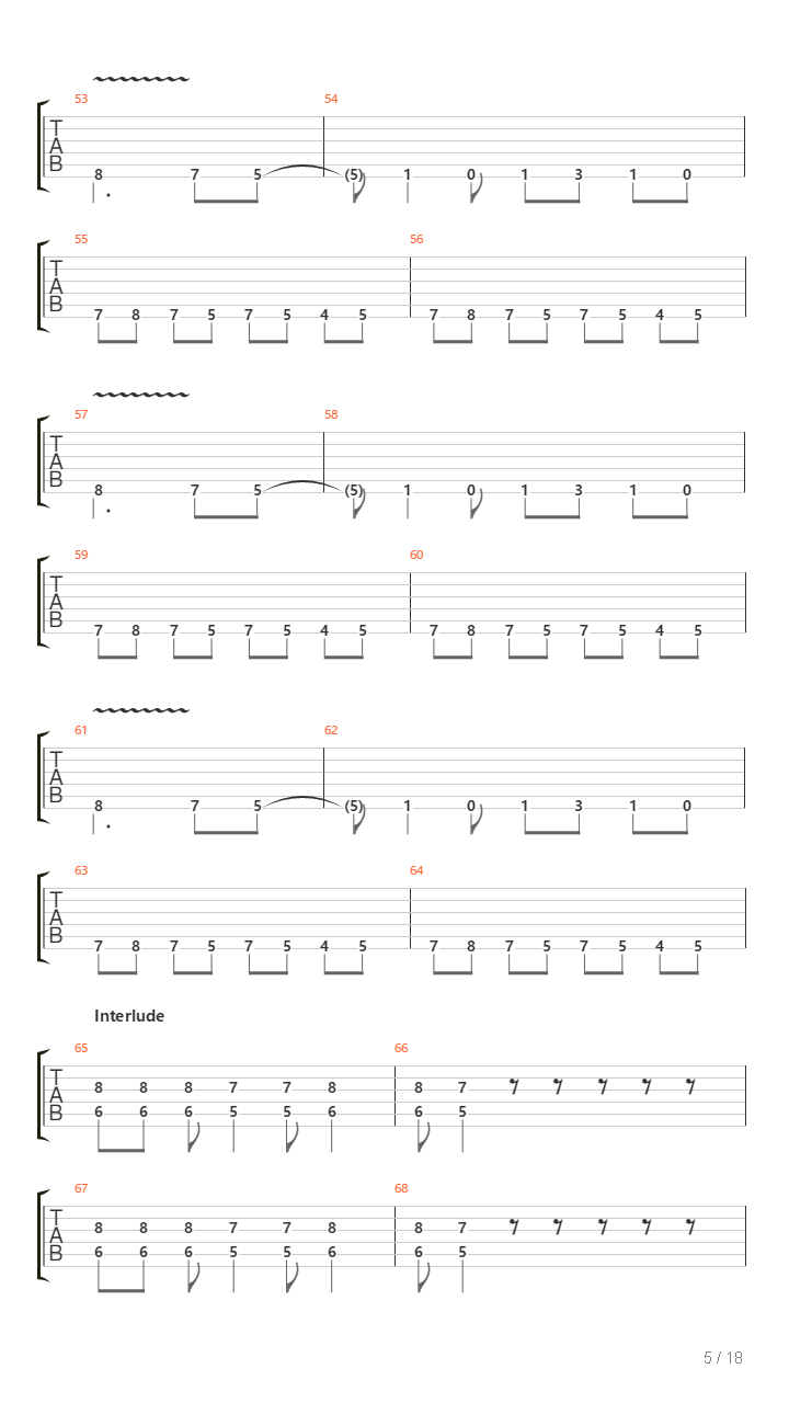 Red Flag吉他谱