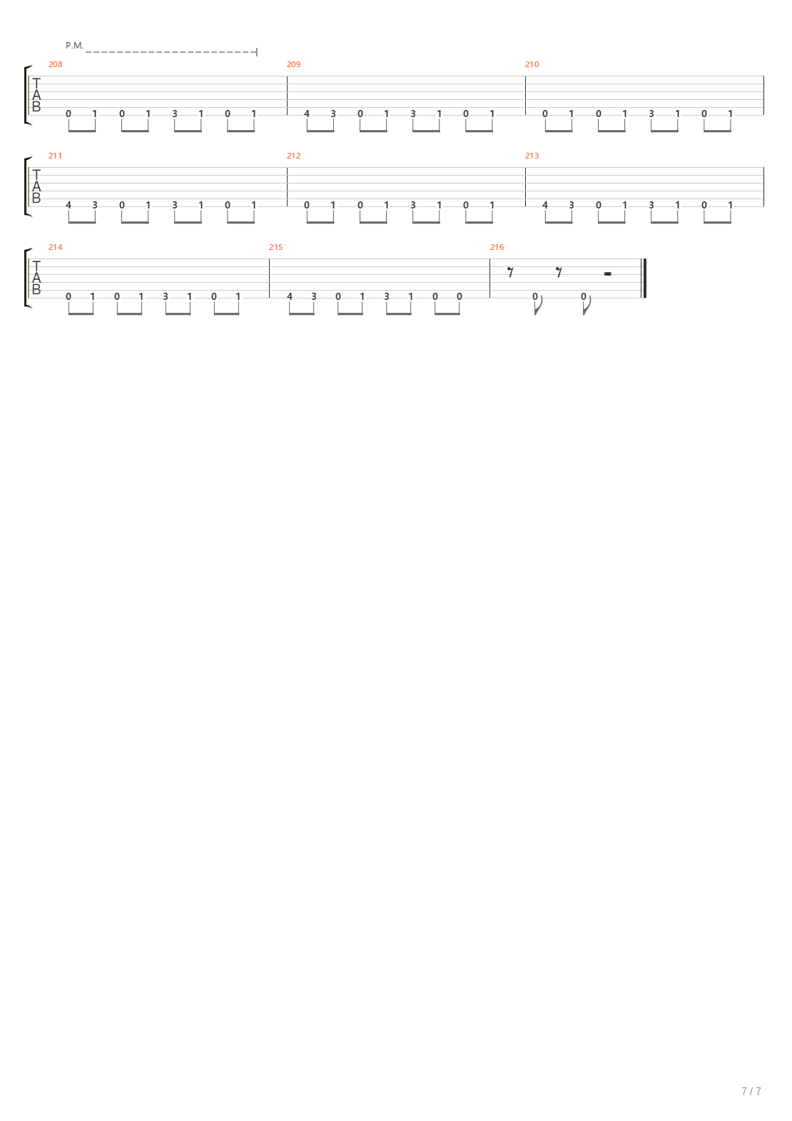 Unsainted吉他谱