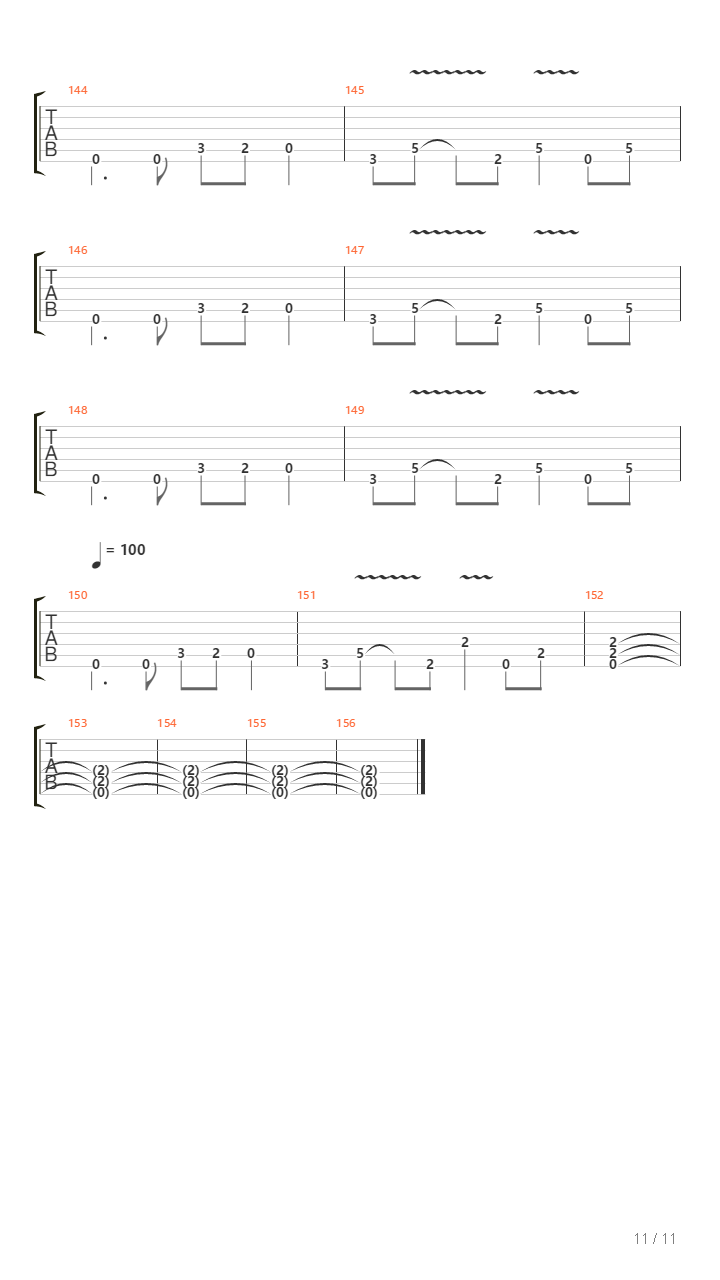 Horses吉他谱