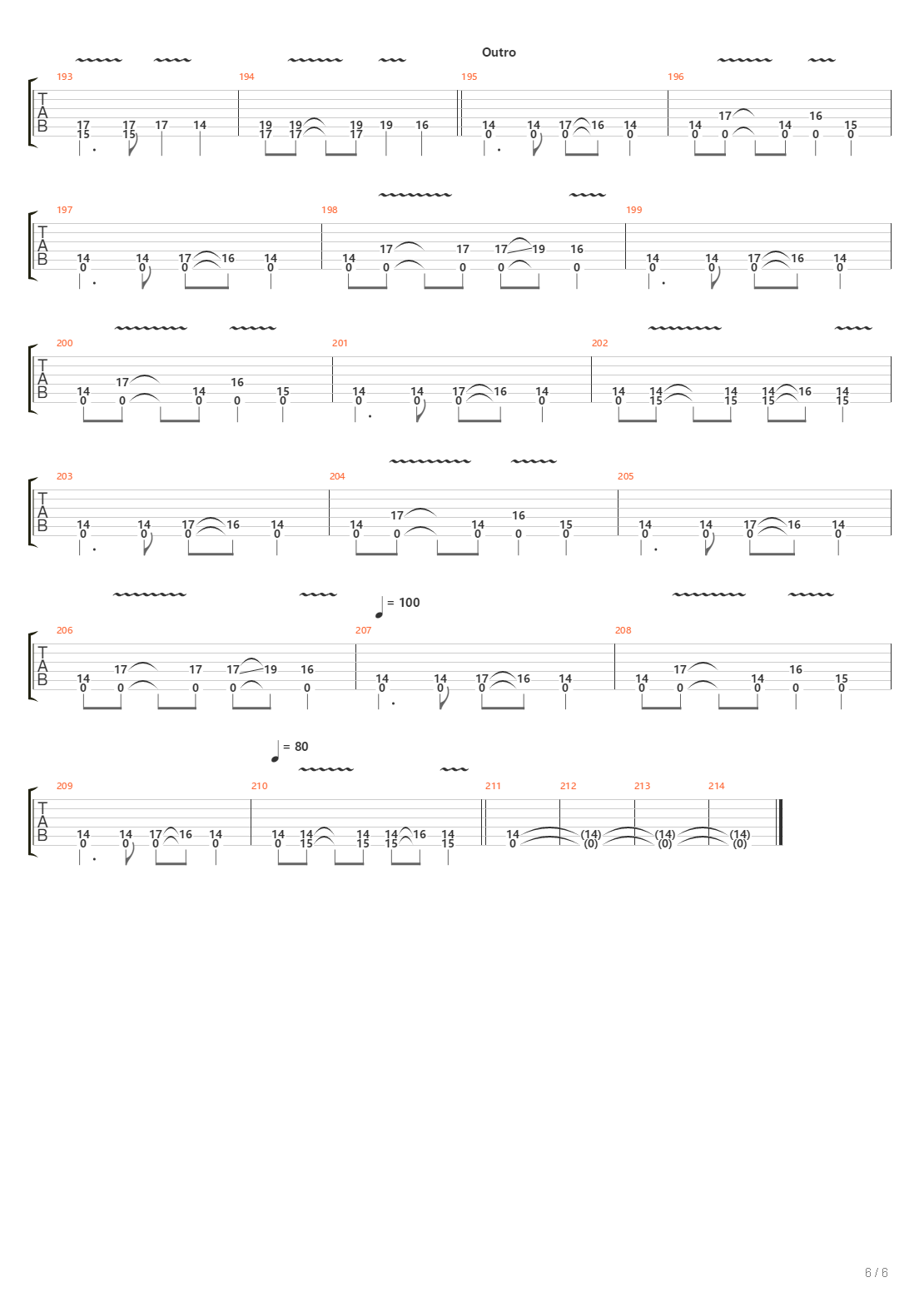 On And Beyond吉他谱