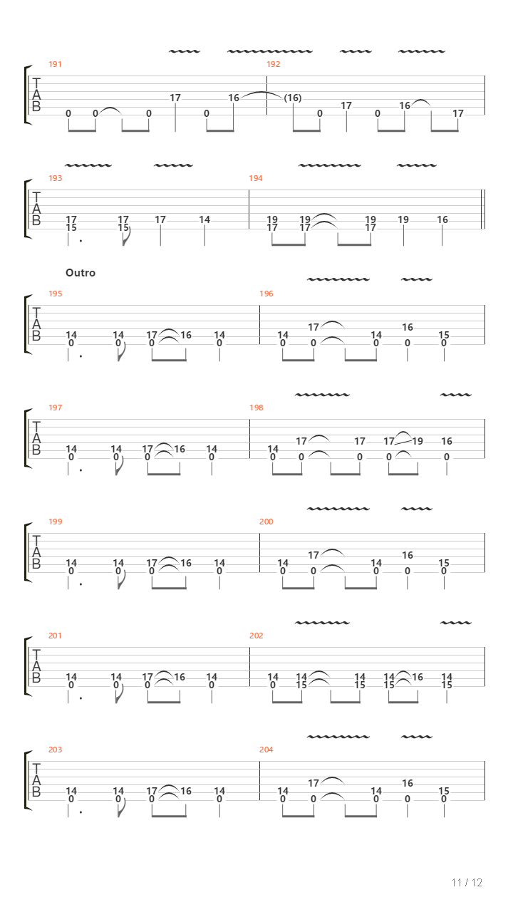 On And Beyond吉他谱