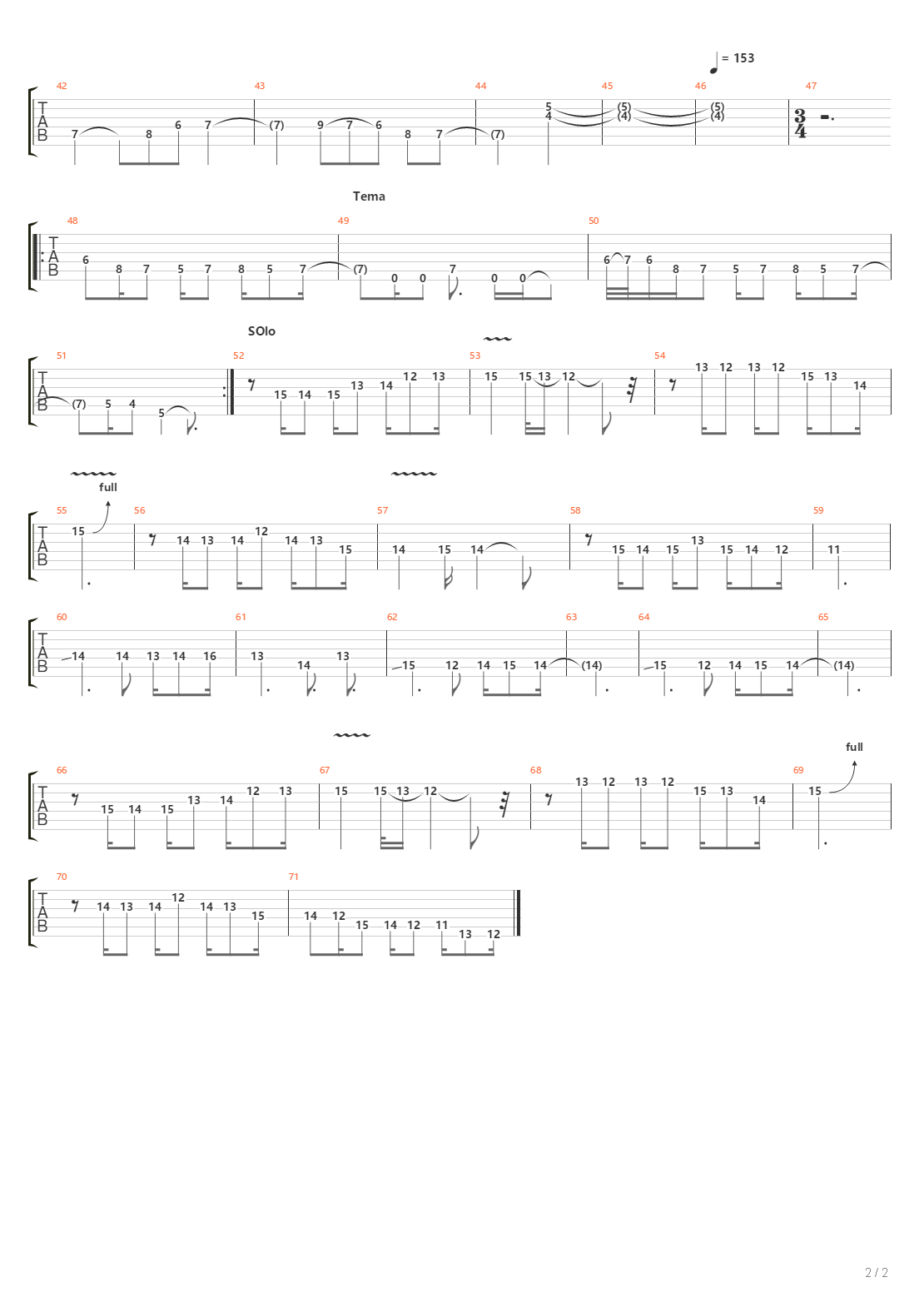 Juzni Voz吉他谱