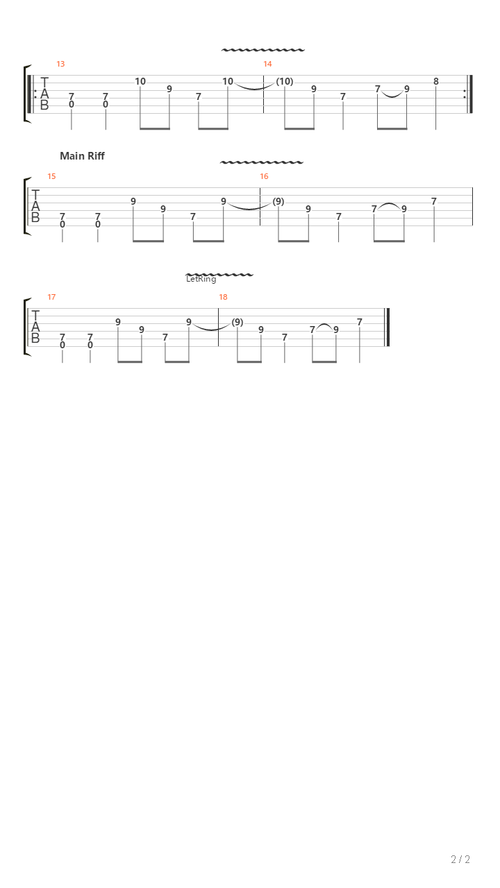 Held吉他谱