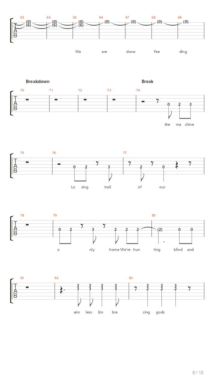 Lumerian吉他谱