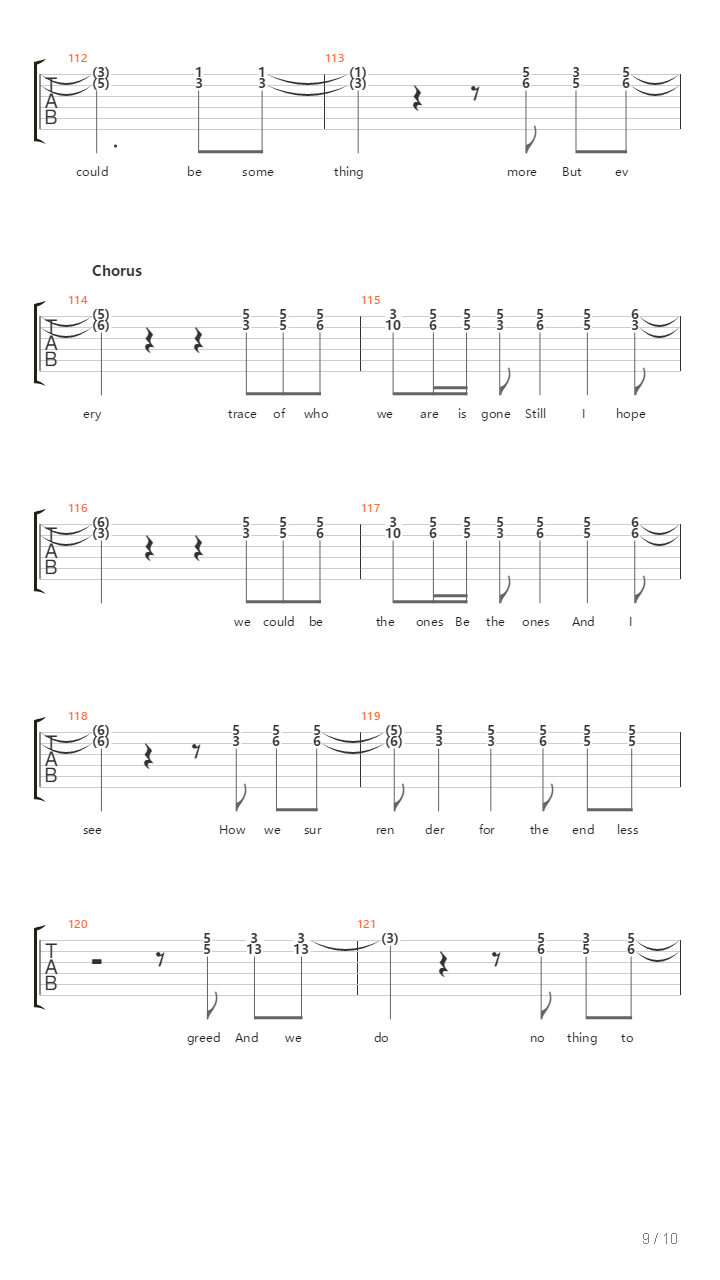 Lumerian吉他谱