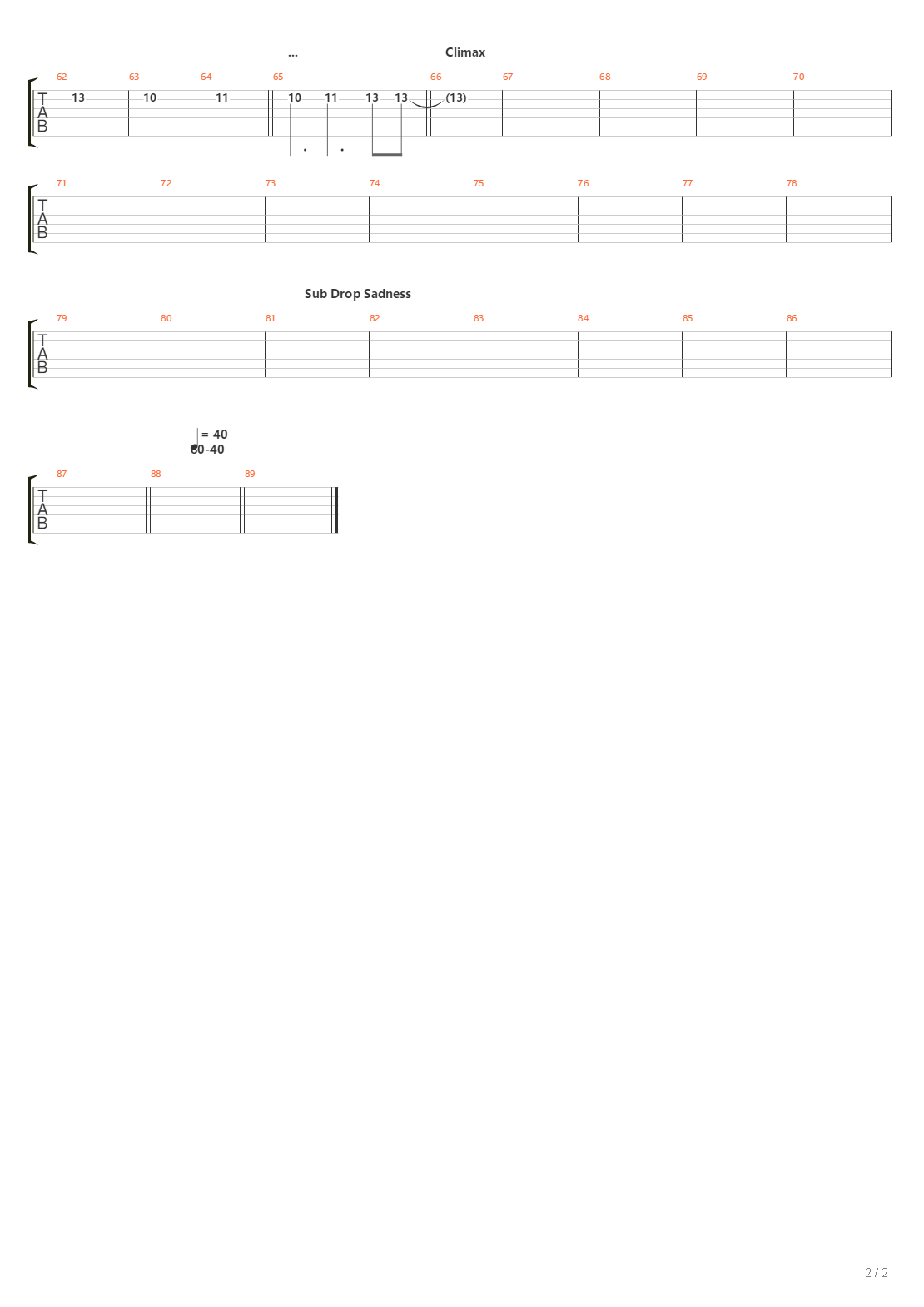 Talas吉他谱