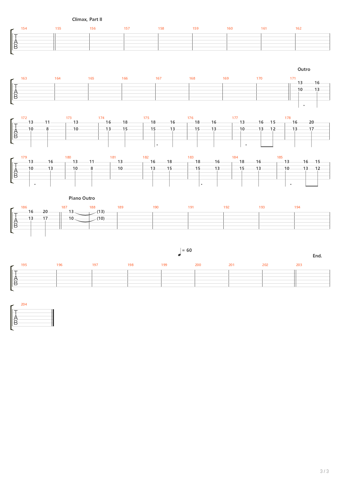 The Deluge吉他谱