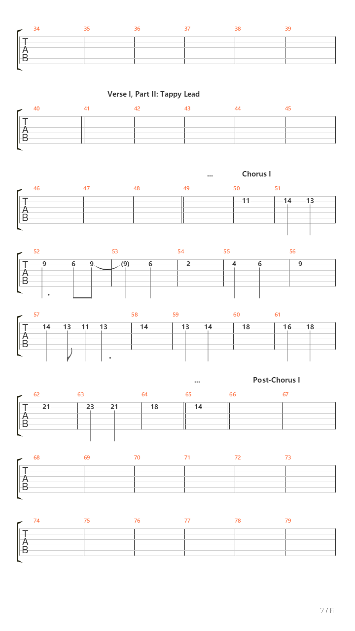 The Deluge吉他谱