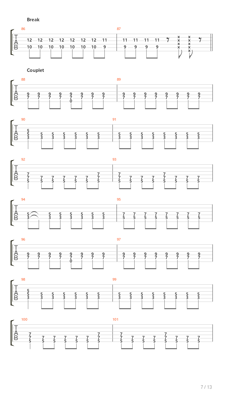 Amsterdam吉他谱