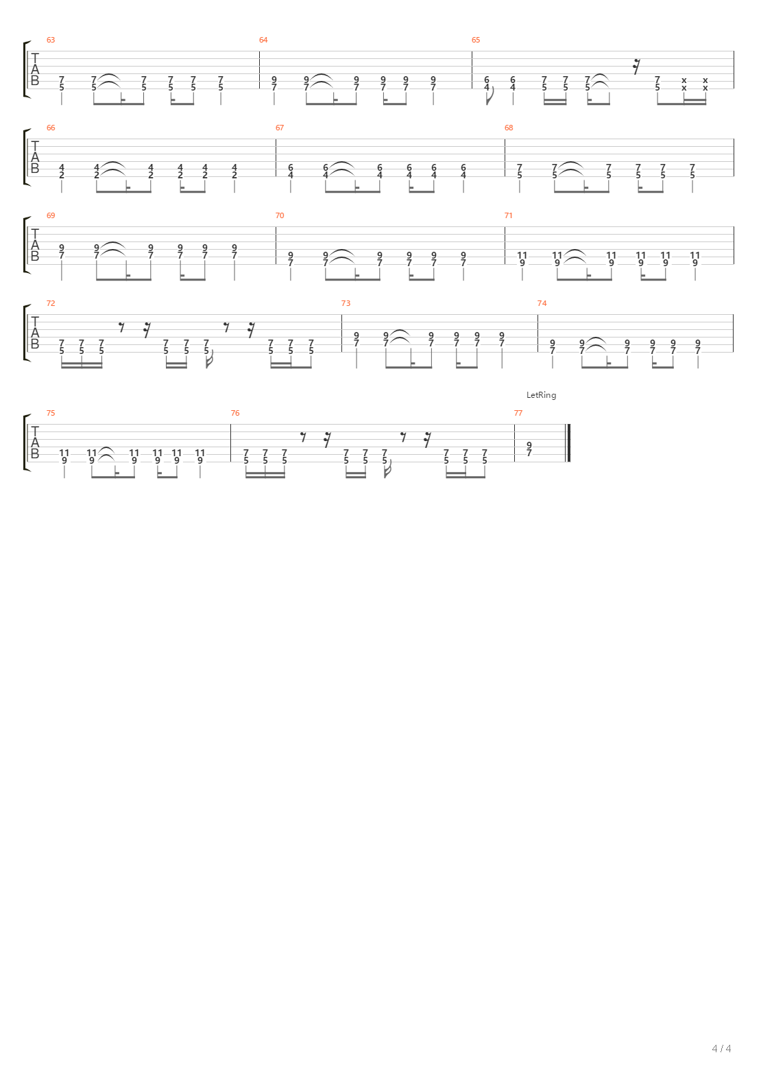 Miel吉他谱