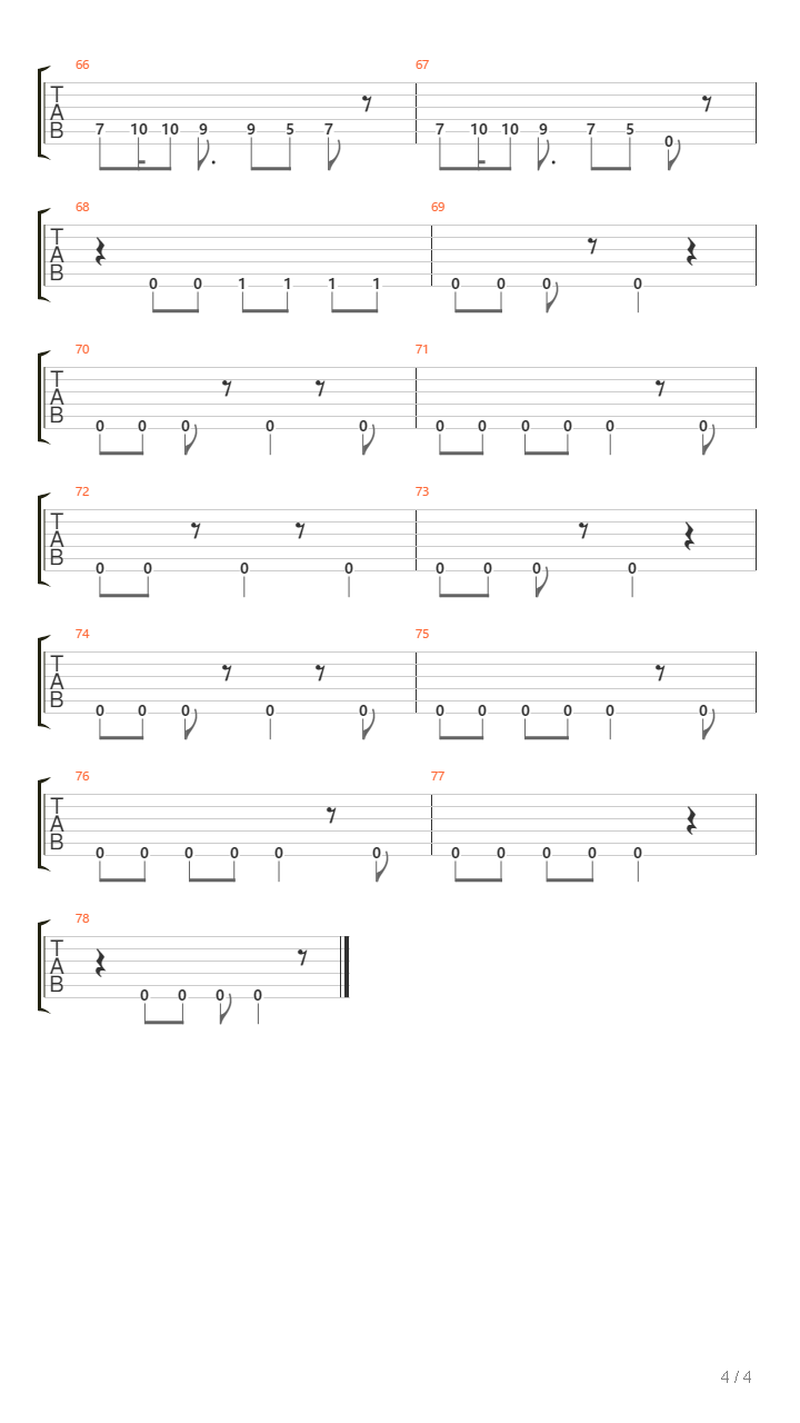 Operation吉他谱