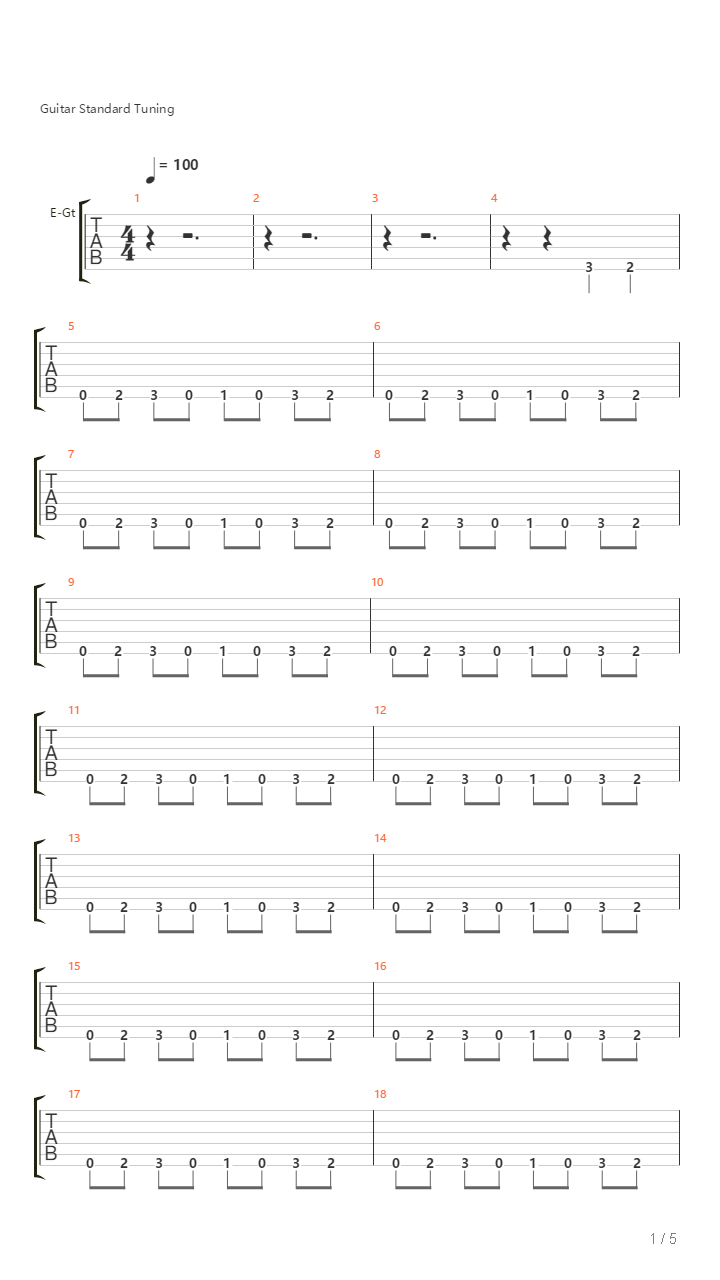 Operation吉他谱