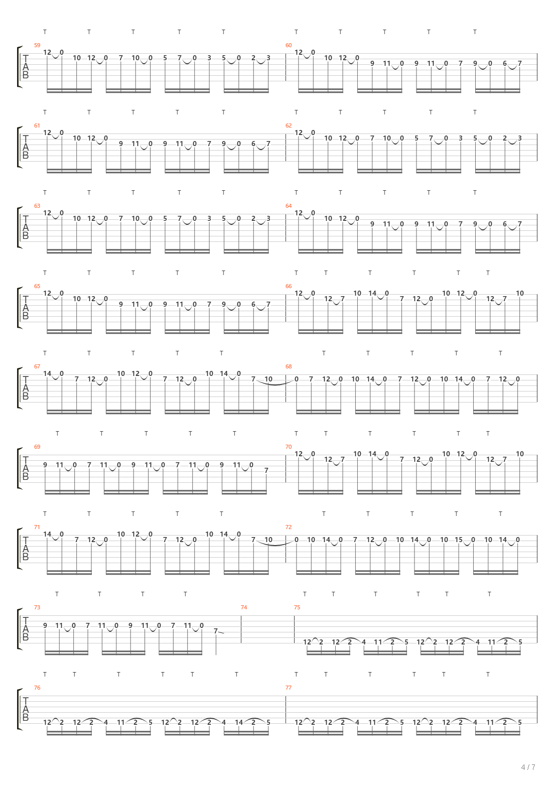 Handroid吉他谱