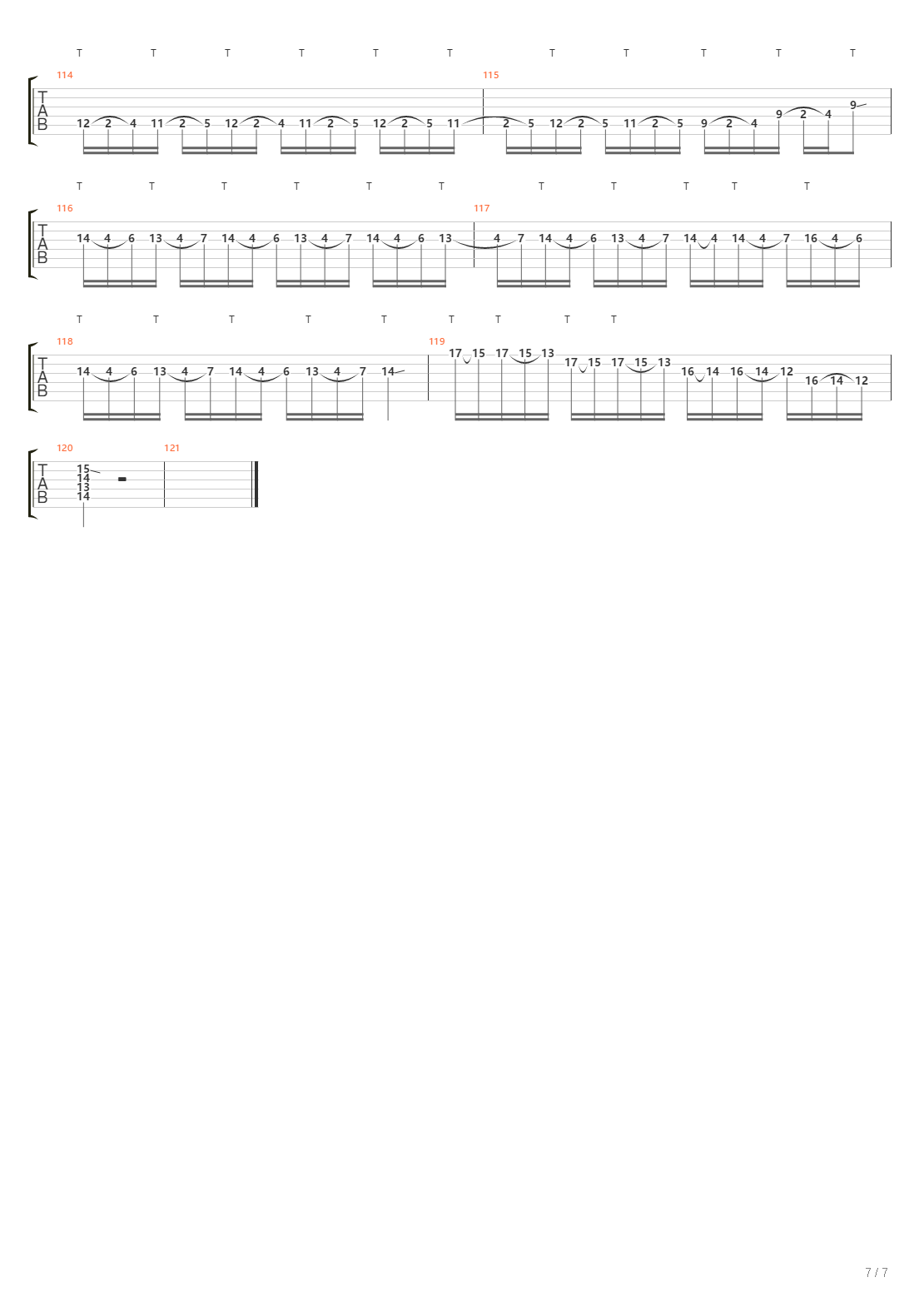 Handroid吉他谱