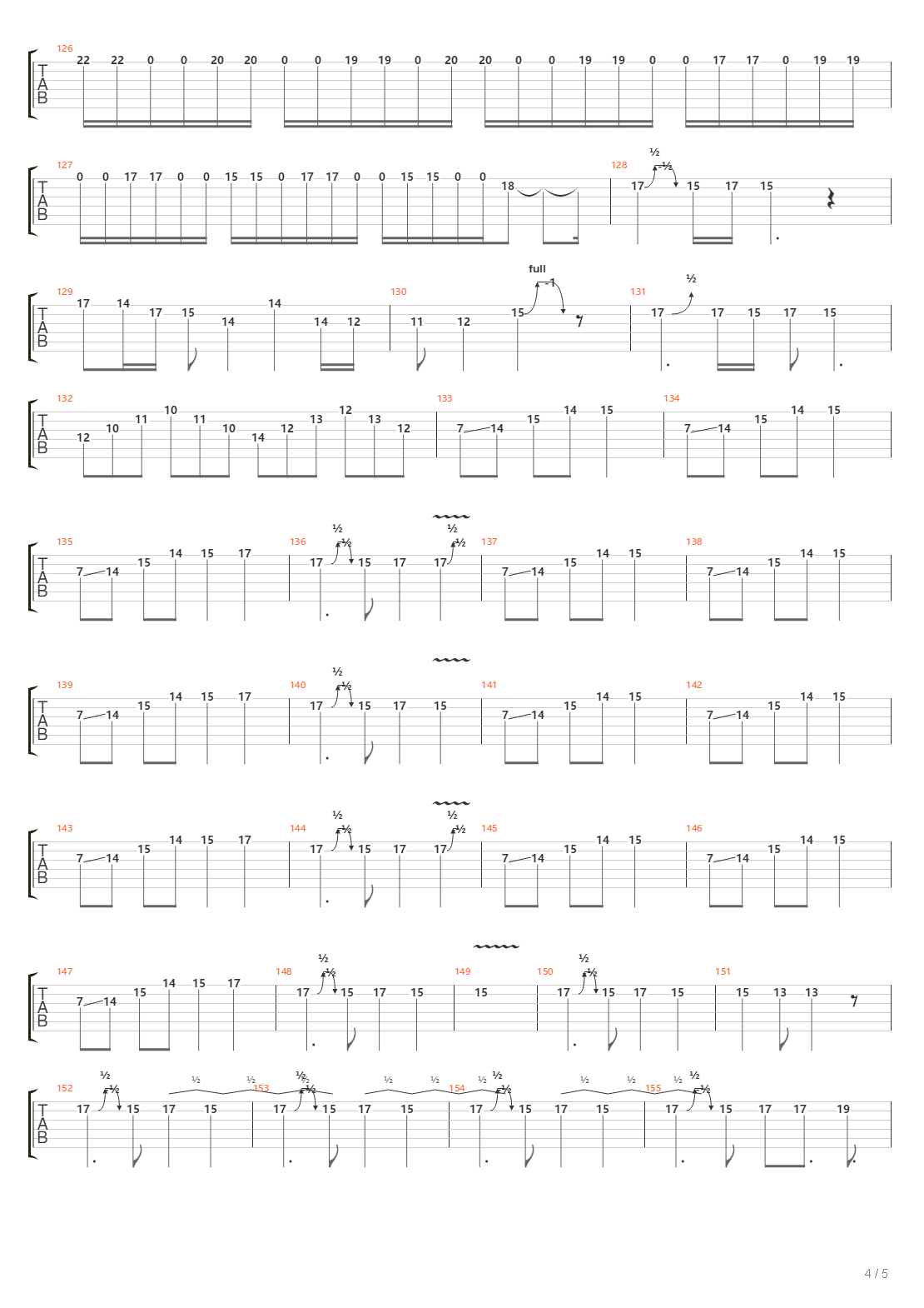 Zenith吉他谱