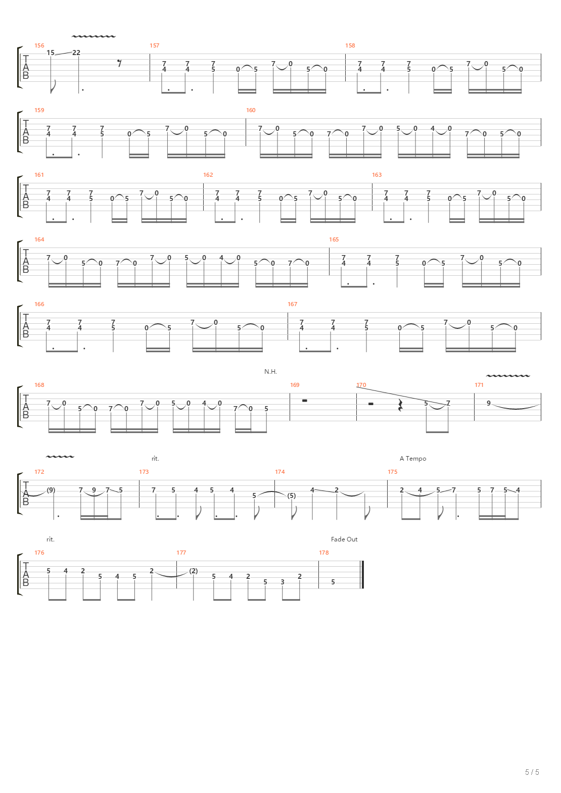 Zenith吉他谱