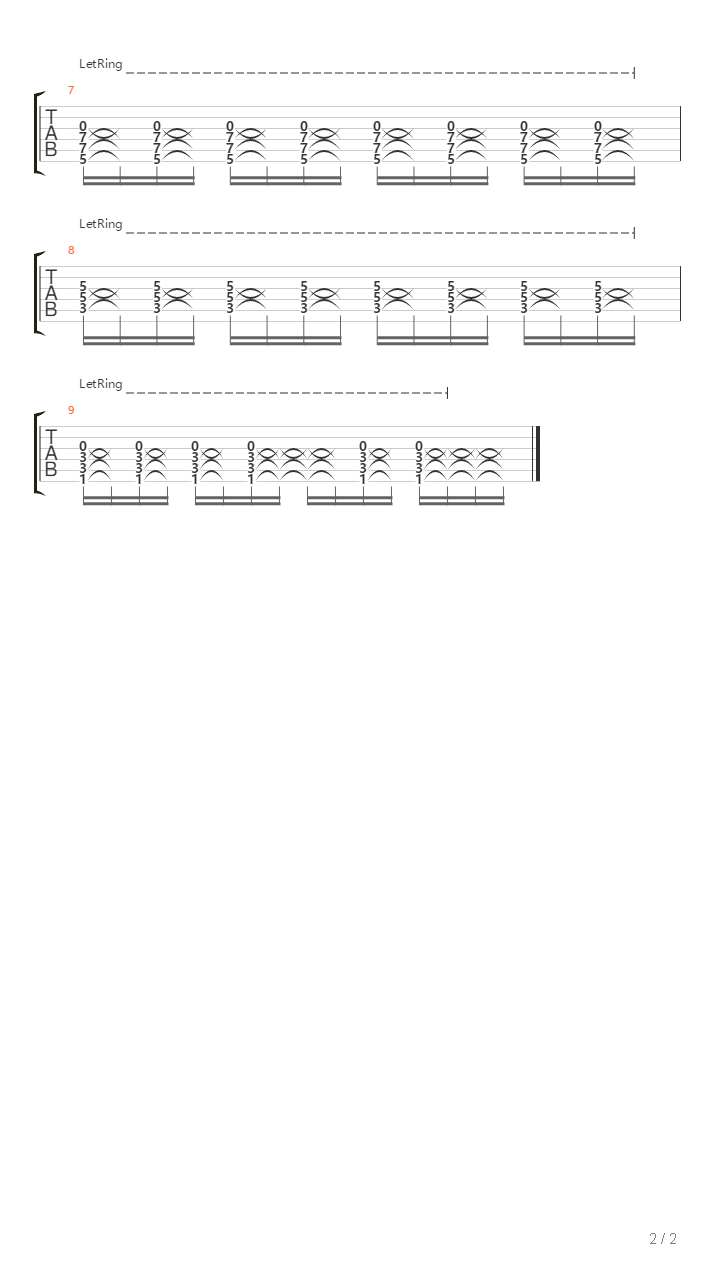 Voshaarnooi吉他谱