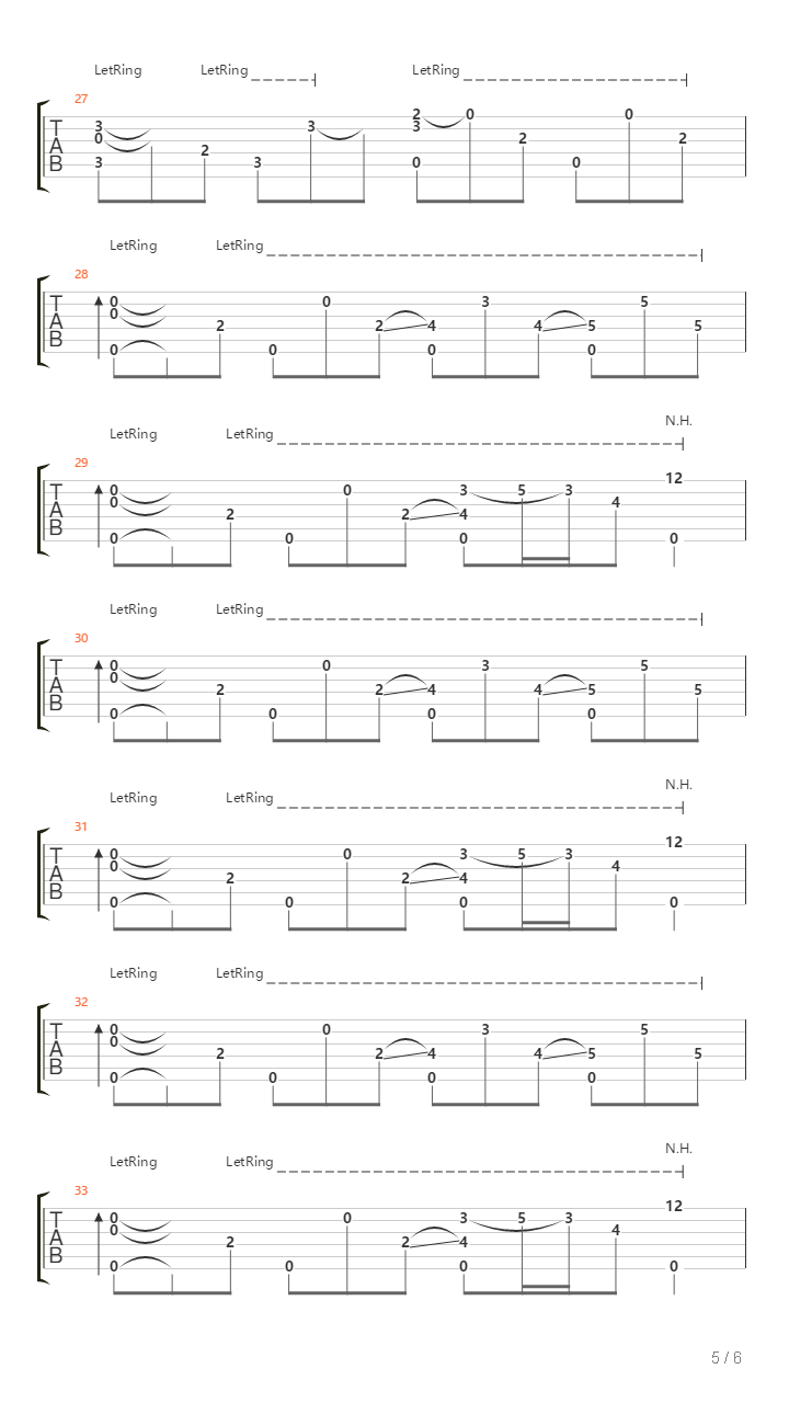 Alles Uebergang吉他谱