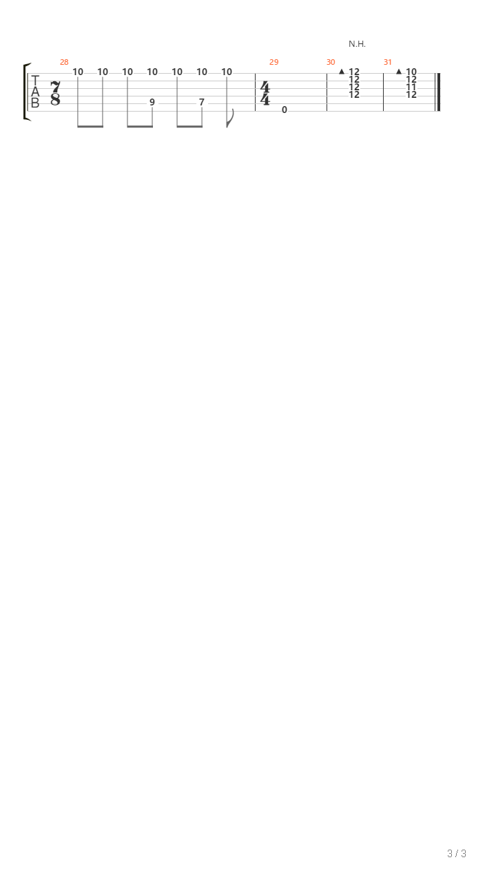 Santa Cruz吉他谱