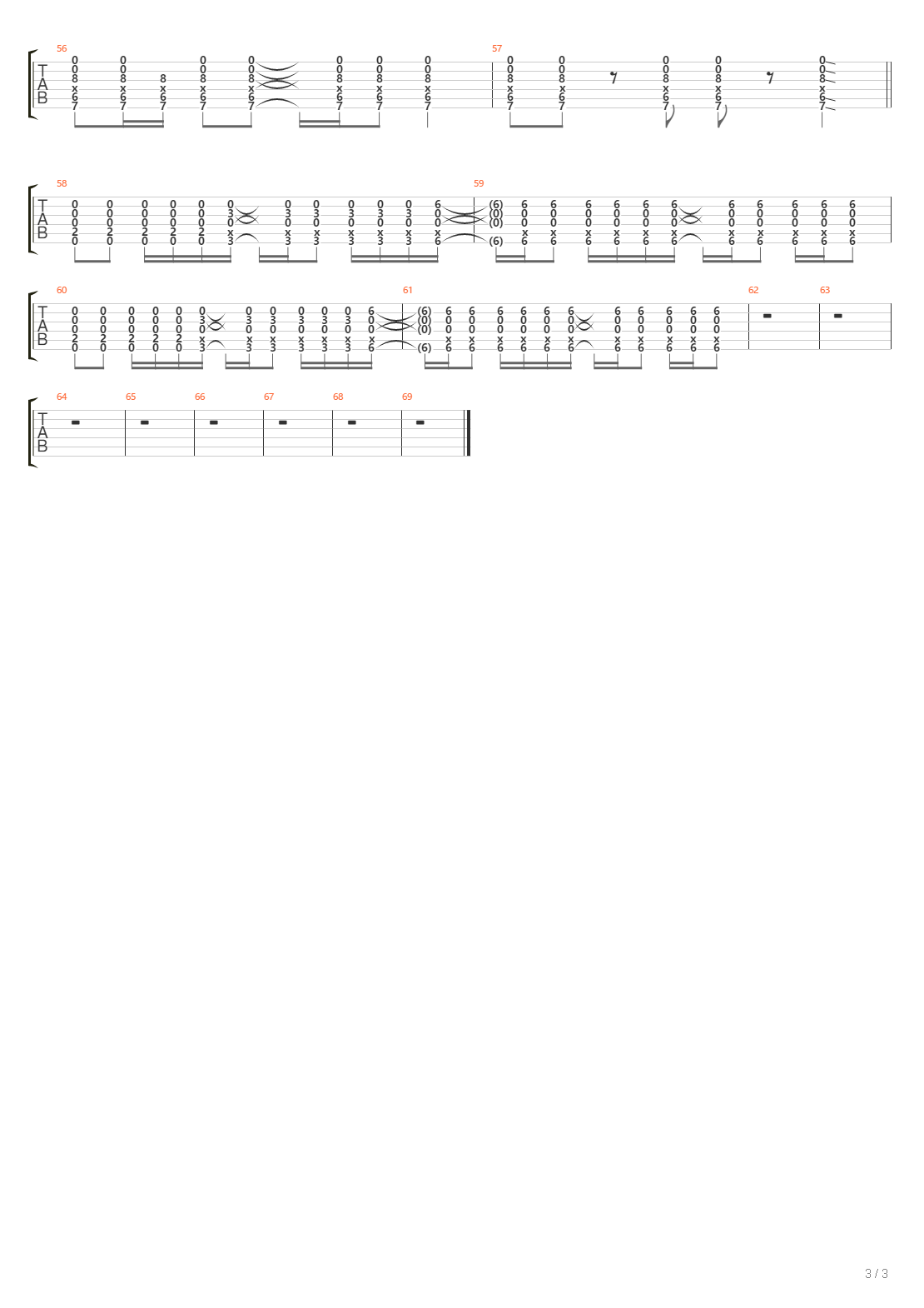 Gritos吉他谱