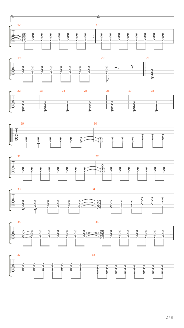 Abrazame吉他谱