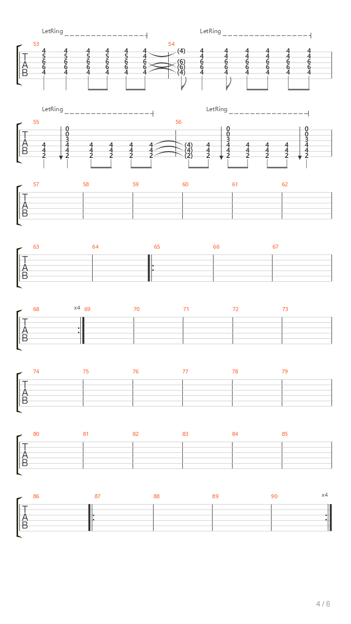 Te吉他谱