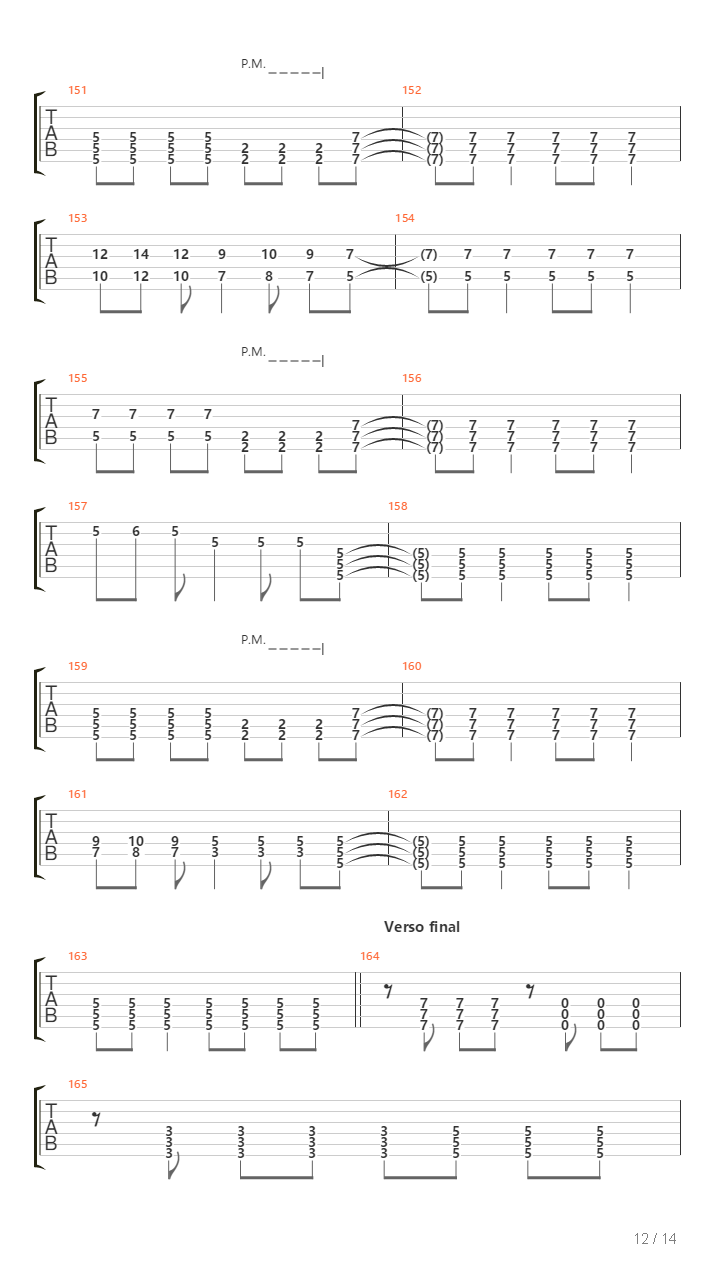 Queda Livre吉他谱