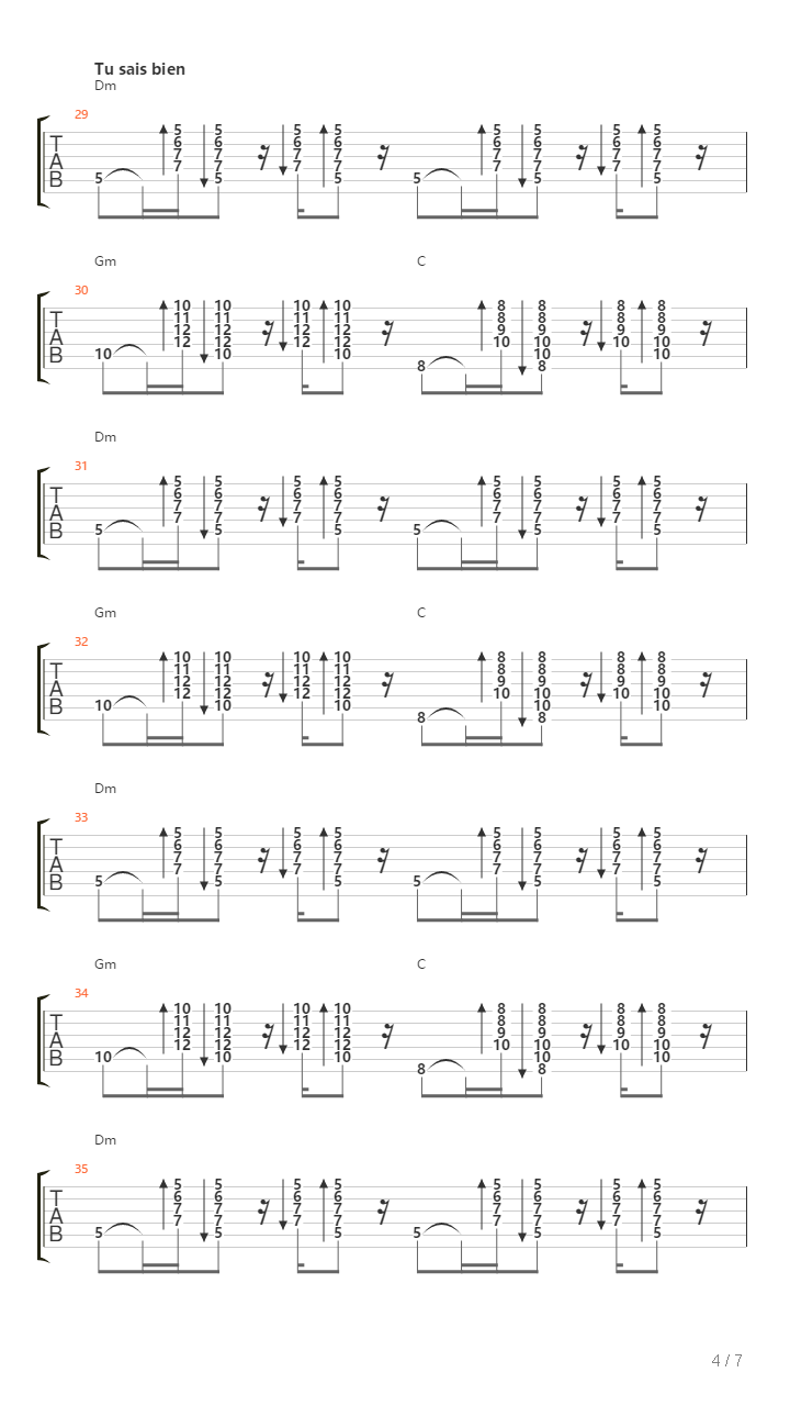 Exorde Barrate吉他谱