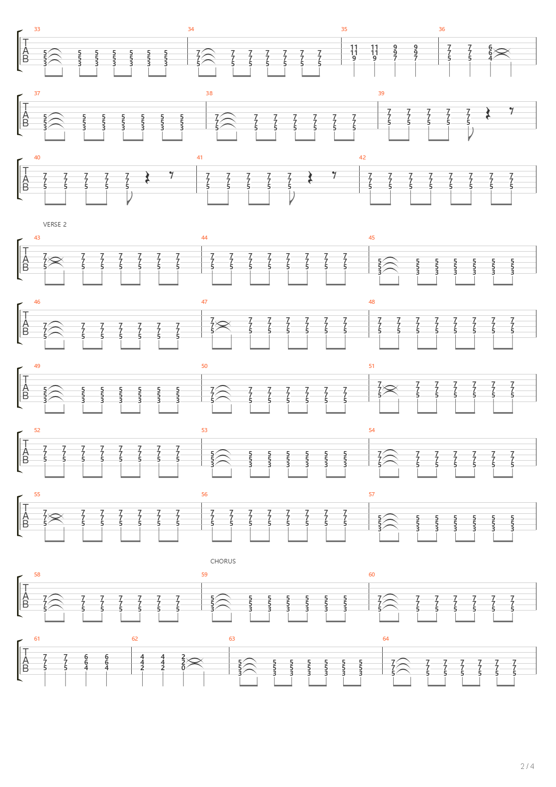 2100吉他谱