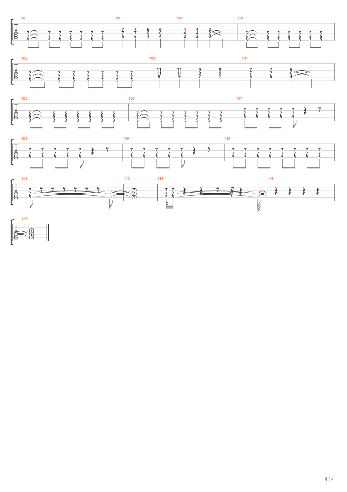 2100吉他谱