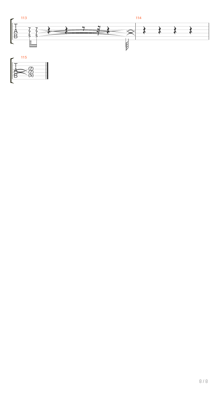 2100吉他谱